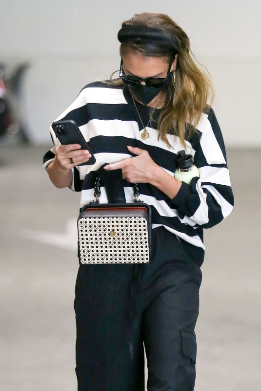 JESSICA ALBA Out and About in Los Angeles 03/30/2021