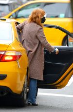 JESSICA CHASTAIN Out on Her 44th Birthday in New York 03/24/2021