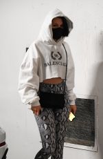 JESSIE J Arrives at a Gym in Los Angeles 03/12/2021