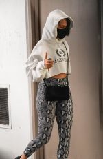 JESSIE J Arrives at a Gym in Los Angeles 03/12/2021