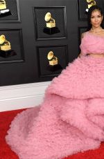 JHENE AIKO at 2021 Grammy Awards in Los Angeles 03/14/2021
