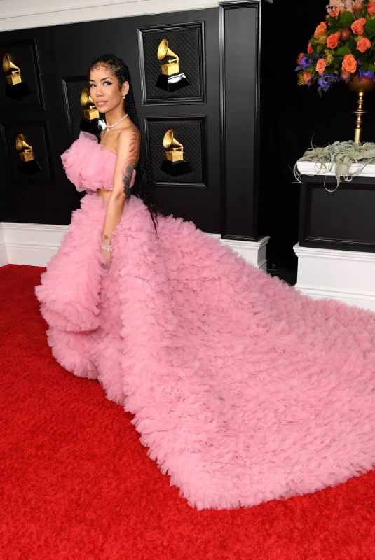 JHENE AIKO at 2021 Grammy Awards in Los Angeles 03/14/2021