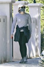JODIE FOSTER and Alexandra Hedison Out with Their Dog in Santa Monica 03/23/2021