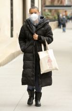 JORDAN ALEXANDER on the set of Gossip Girl in New York 03/16/2921