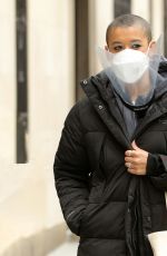 JORDAN ALEXANDER on the set of Gossip Girl in New York 03/16/2921