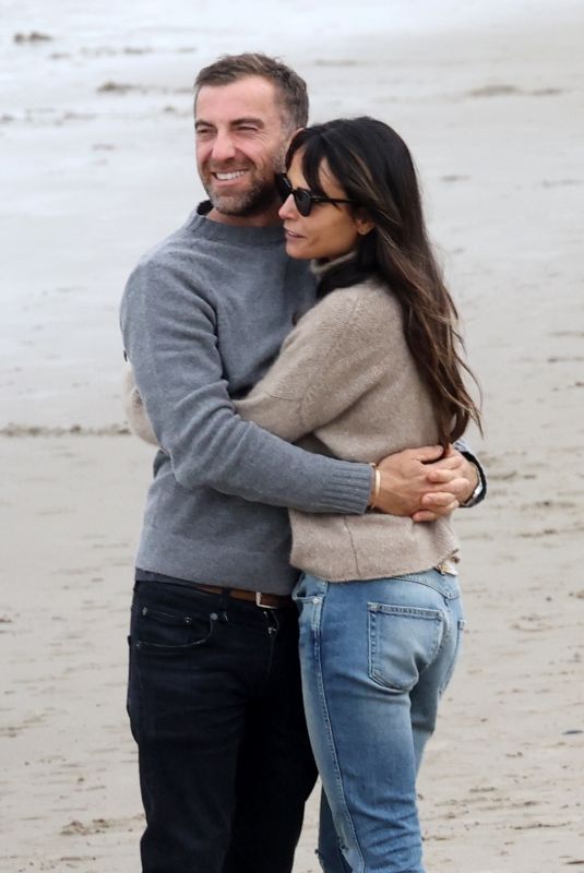 JORDANA BREWSTER and Mason Morfit Out at a Beach in Santa Monica 03/09/2021