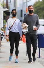 JORDANA BREWSTER and Mason Morfit Out for Coffee in Brentwood 03/03/2021