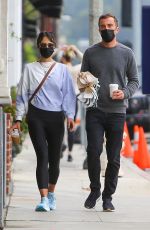 JORDANA BREWSTER and Mason Morfit Out for Coffee in Brentwood 03/03/2021