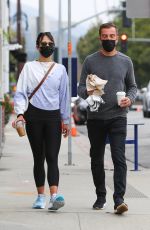 JORDANA BREWSTER and Mason Morfit Out for Coffee in Brentwood 03/03/2021