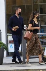 JORDANA BREWSTER and Mason Morfit Out for Coffee in Los Angeles 03/08/2021