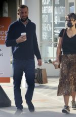 JORDANA BREWSTER and Mason Morfit Out for Coffee in Los Angeles 03/08/2021