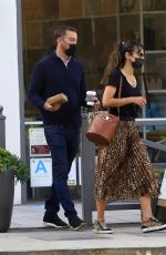 JORDANA BREWSTER and Mason Morfit Out for Coffee in Los Angeles 03/09/2021