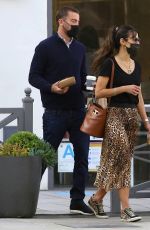 JORDANA BREWSTER and Mason Morfit Out for Coffee in Los Angeles 03/09/2021