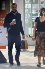JORDANA BREWSTER and Mason Morfit Out for Coffee in Los Angeles 03/09/2021