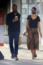 JORDANA BREWSTER and Mason Morfit Out for Coffee in Los Angeles 03/09/2021