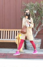 JORDANA BREWSTER at Brentwood Country Mart 03/24/2021