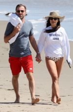 JORDANA BREWSTER in Bikini at a Beach in Santa Monica 03/20/2021