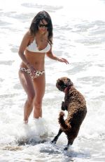 JORDANA BREWSTER in Bikini at a Beach in Santa Monica 03/20/2021