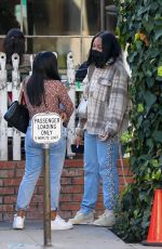 JORDYN WOODS at The Ivy in West Hollywood 03/17/2021