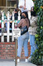 JORDYN WOODS at The Ivy in West Hollywood 03/17/2021