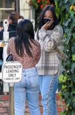 JORDYN WOODS at The Ivy in West Hollywood 03/17/2021