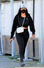 JORDYN WOODS Leaves a Spa in Los Angeles 03/19/2021