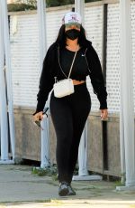 JORDYN WOODS Leaves a Spa in Los Angeles 03/19/2021