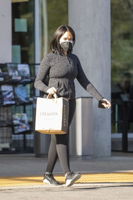 JORDYN WOODS Out and About in Los Angeles 03/18/2021