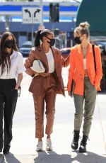 JOSEPHINE SKRIVER, JASMINE TOOKES and SARA SAMPAIO Out in Los Angeles 03/26/2021