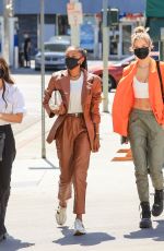 JOSEPHINE SKRIVER, JASMINE TOOKES and SARA SAMPAIO Out in Los Angeles 03/26/2021