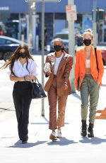 JOSEPHINE SKRIVER, JASMINE TOOKES and SARA SAMPAIO Out in Los Angeles 03/26/2021