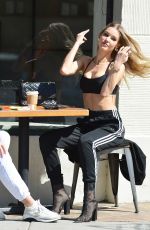 JOY CORIGAN and TAYLOR JUSTIN Out in Los Angeles 03/01/2021