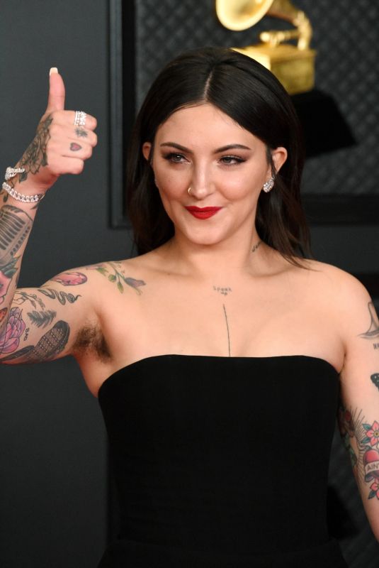JULIA MICHAELS at 2021 Grammy Awards in Los Angeles 03/14/2021