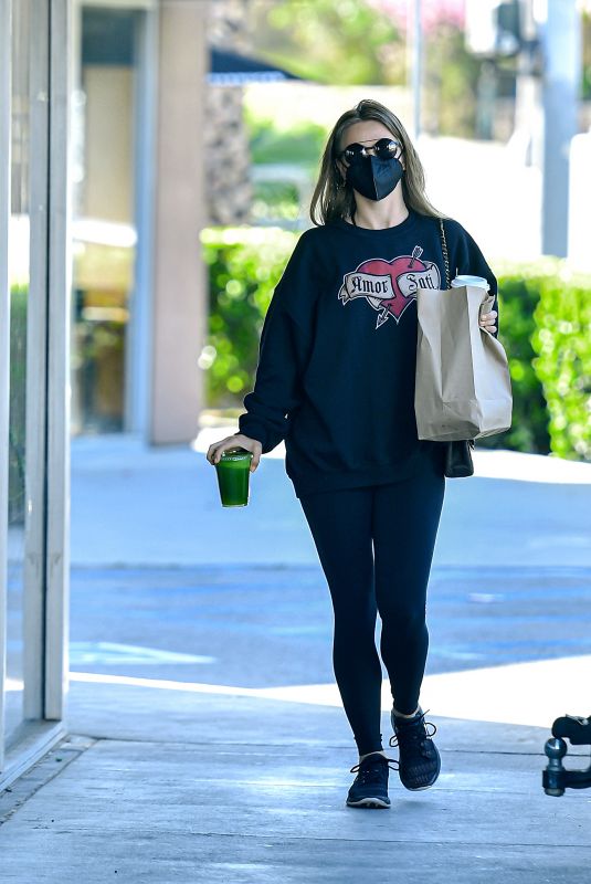 JULIANNE HOUGH at Starbucks in West Hollywood 03/22/2021