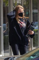 JULIANNE HOUGH Leaves Dance Class in Studio City 03/22/2021