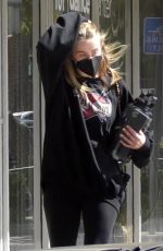 JULIANNE HOUGH Leaves Dance Class in Studio City 03/22/2021