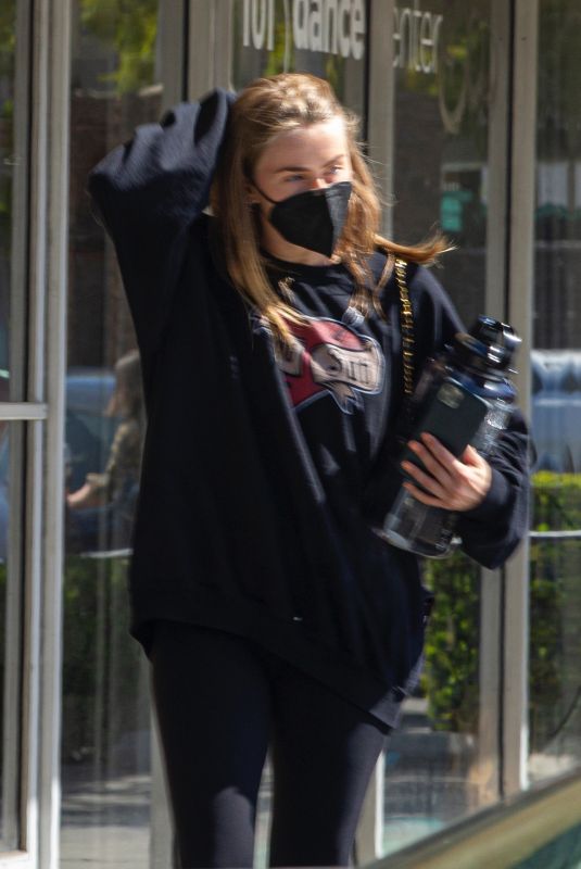 JULIANNE HOUGH Leaves Dance Class in Studio City 03/22/2021