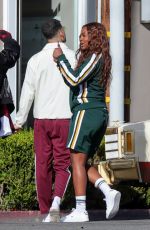 JUSTIE SKYE on the Set of Ricky Regal Photoshoot in West Hollywood 03/03/2021