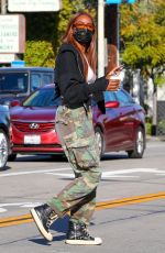 JUSTINE SKYE at Verve Coffee Roasters in West Hollywood 03/16/2021