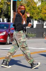 JUSTINE SKYE at Verve Coffee Roasters in West Hollywood 03/16/2021