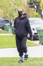 JUSTINE SKYE Heading to Pilates Class in Los Angeles 03/25/2021