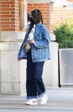 KACEY MUSGRAVES in Double Denim Out in New York 03/25/2021