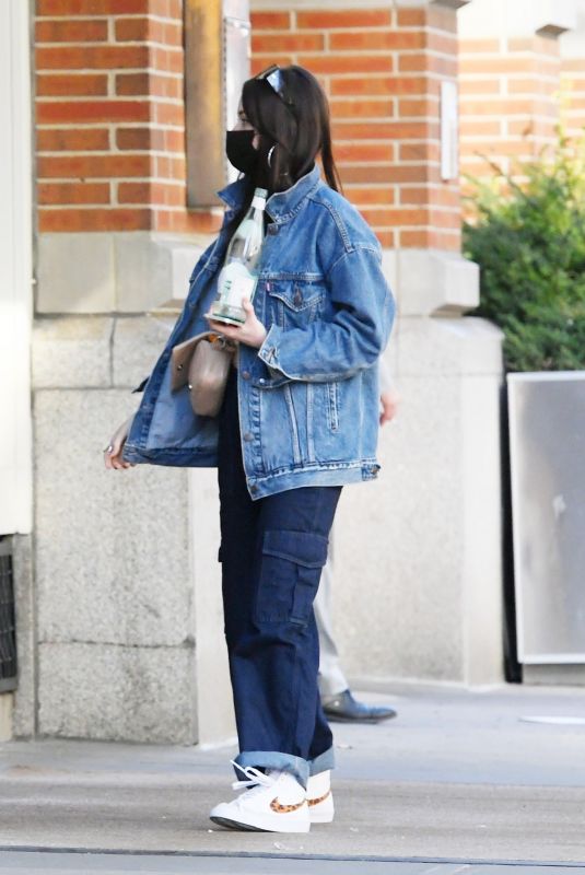 KACEY MUSGRAVES in Double Denim Out in New York 03/25/2021