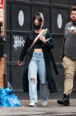 KACEY MUSGRAVES in Ripped Denim Out in New York 03/28/2021