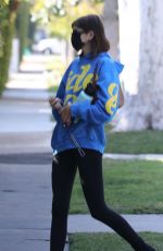 KAIA GERBER Arrives at Morning Pilates Class in West Hollywood 03/13/2021