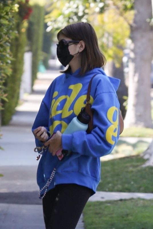 KAIA GERBER Arrives at Morning Pilates Class in West Hollywood 03/13/2021