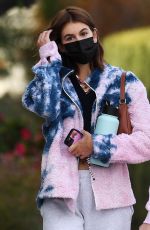 KAIA GERBER Heading to a Friend
