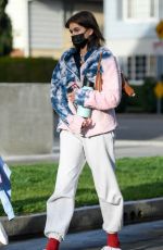 KAIA GERBER Heading to a Friend