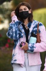 KAIA GERBER Heading to a Friend