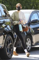 KAIA GERBER Heading to Morning Pilates Class in Los Angeles 03/27/2021